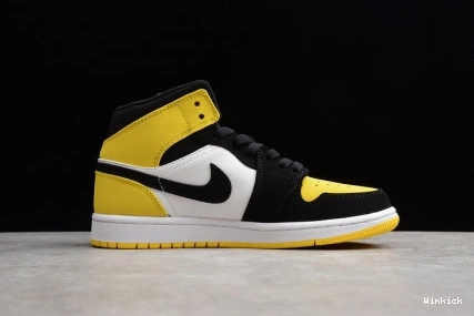 WHITE YELLOW 071 BLACK 1 JORDAN 852542 AIR TOE 0825